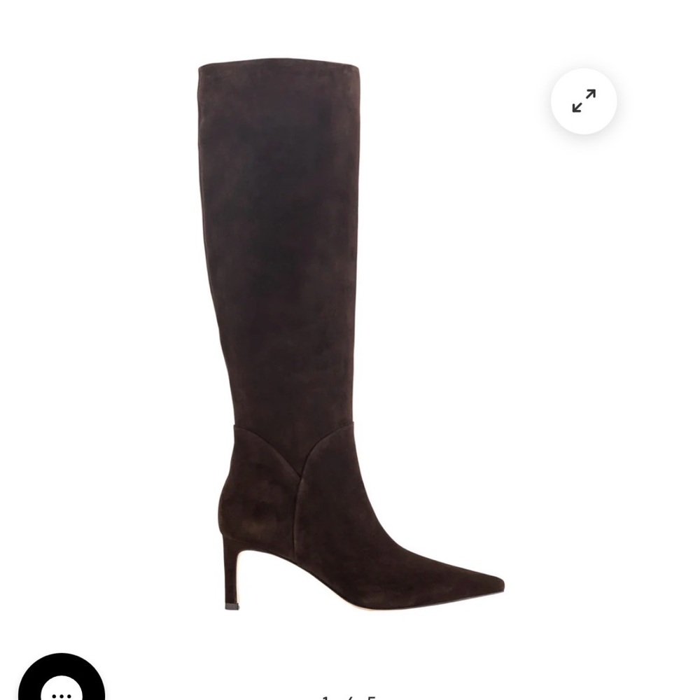 Marc Fisher Sabrina Knee-High Women's Boots dark brown suede